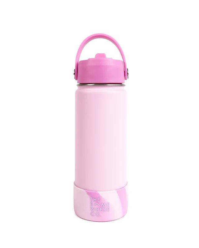 Light Pink Swirl water bottle