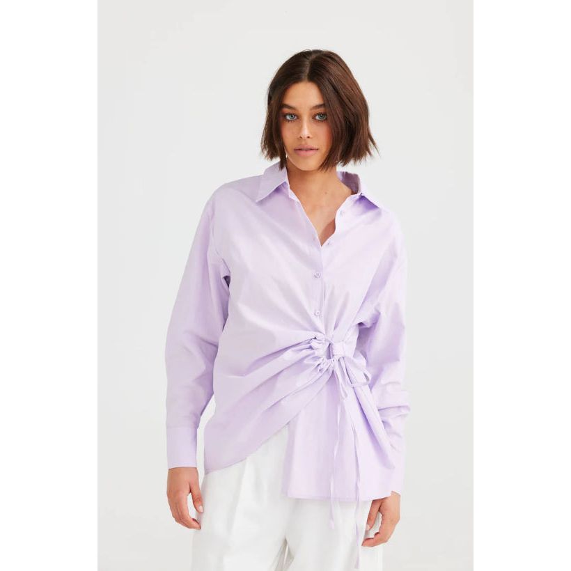 Daisy Says Empire Shirt-Lilac