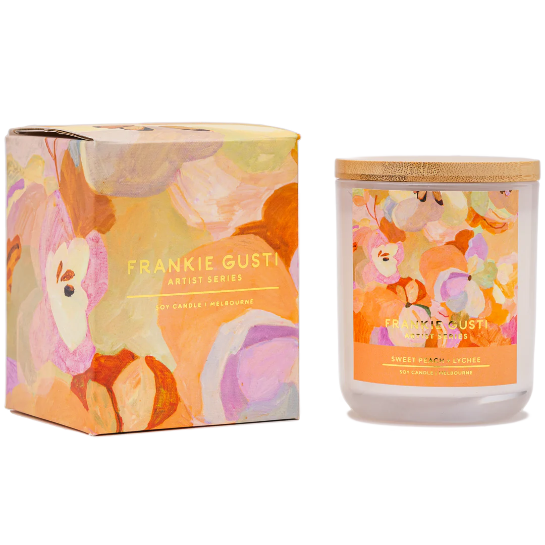 ARTIST SERIES CANDLE | SWEET PEACH + LYCHEE | JADE FISHER