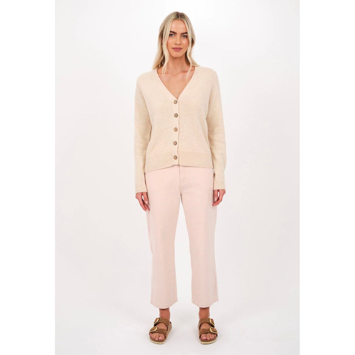 Anywhere Cardi-Strawberry Cream