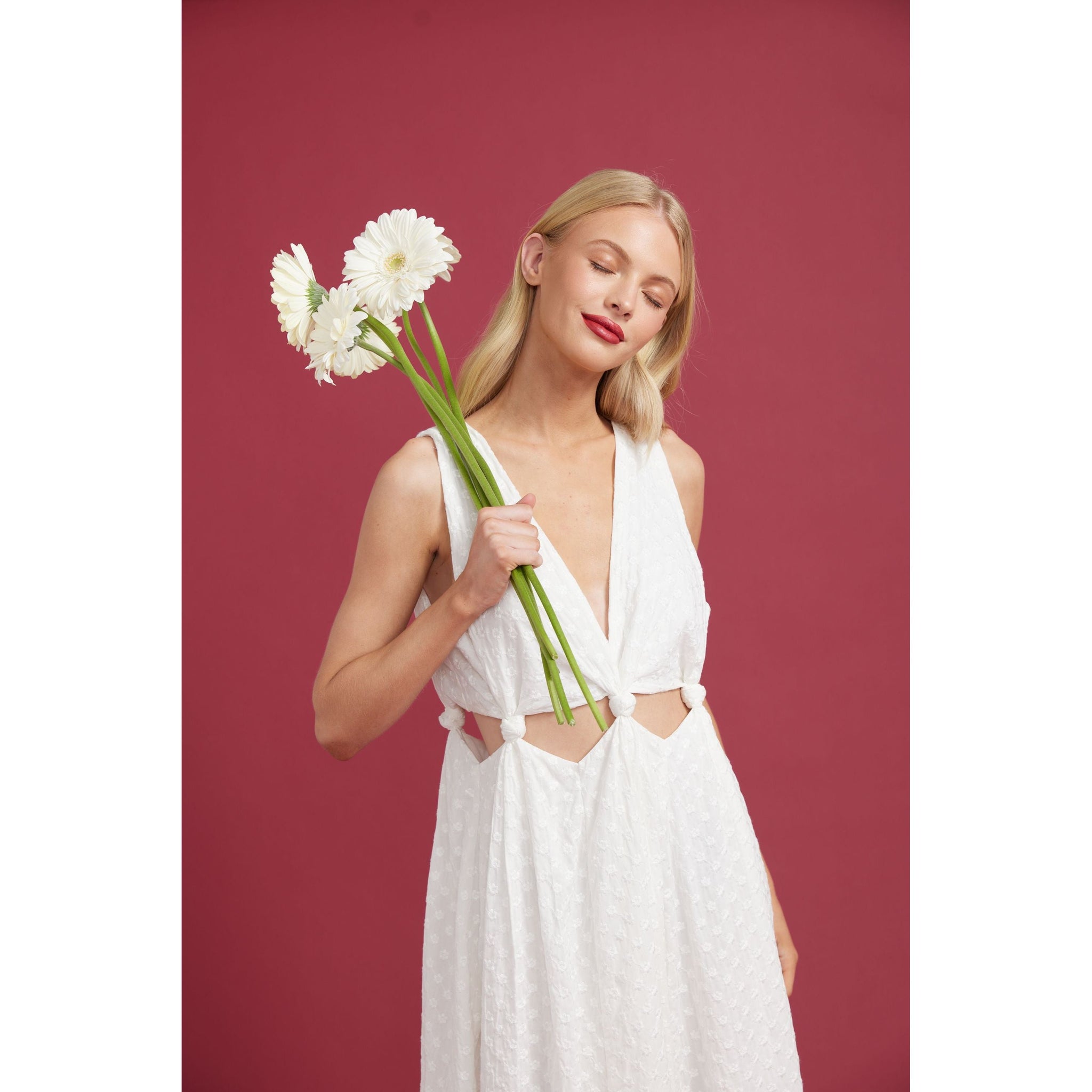 Lilli Dress - White Daisy